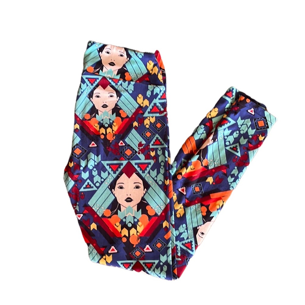 BOGO Lularoe Pocahontas print legging EUC